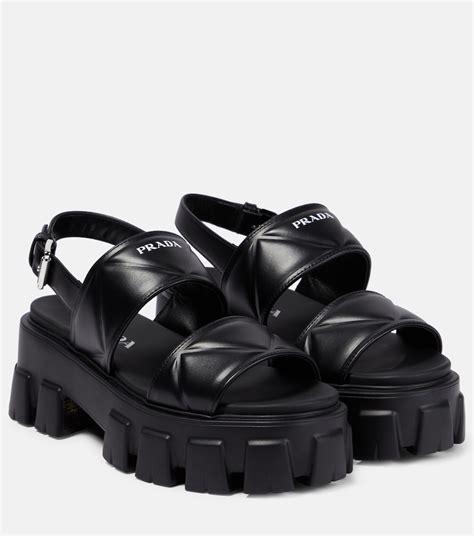 cheap prada sandals|monolith platform sandal women prada.